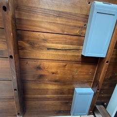 天然無垢材　ウォールナット　ダイニングテーブルの画像