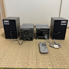 ジャンク品 SONY CD MD スピーカー　オーディオコンポの画像