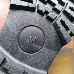 新品 25cm レディース ブーツ ブラック 厚底 シューズ 普段着 識別番号:【B107-S】の画像