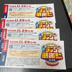 カープファン感謝デーチケット
