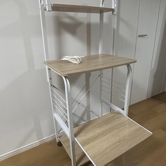 キッチンラック　キャスター付き　　の画像