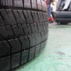 早い者勝ち(^^)/　冬支度！PCD100 5H レガシィ（BP5・BL5）GT　純正アルミホイール＆スタッドレス！セット　後期　山ありの画像