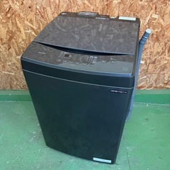355 送料設置無料   アイリス洗濯機　8㌔   24年製の画像