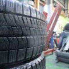 早い者勝ち(^^)/　冬支度！PCD100 5H レガシィ（BP5・BL5）GT　純正アルミホイール＆スタッドレス！セット　後期　山ありの画像