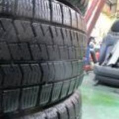 早い者勝ち(^^)/　冬支度！PCD100 5H レガシィ（BP5・BL5）GT　純正アルミホイール＆スタッドレス！セット　後期　山ありの画像