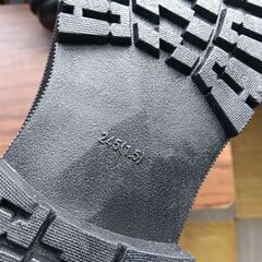 新品 24.5cm レディース ブーツ ブラック 厚底 シューズ 普段着 識別番号:【B109-S】の画像