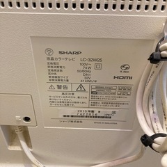 SHARP製　LC-32W25の画像