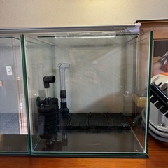 コトブキ 30cm キューブ 水槽 低床フィルター 濾過装置セットの画像
