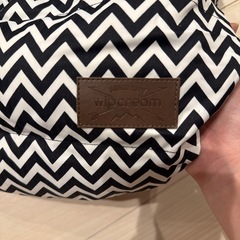 【美品】抱っこ紐カバー wip cream 防寒 ベビーウォーマー ベビーカーカバー の画像