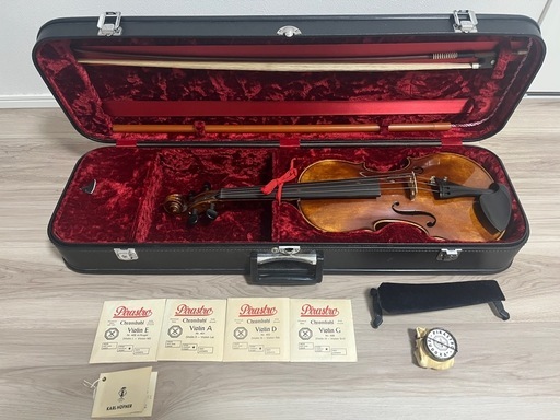ヴァイオリン　4/4 本体、弓セット