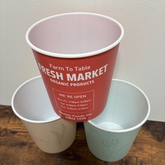 ★新品未使用！ゴミ箱3点セット★の画像