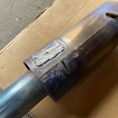 フルチタン S2000 J'sレーシング マフラー 超軽量 ドルフィンテール 触媒後 1本もの の画像