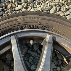 スタッドレスタイヤホイールセット/新品タイヤ取り付け可の画像