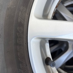 タイヤ　アルミホイール4本セット　　155-65　14インチの画像