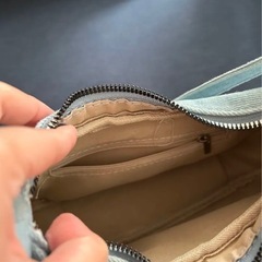 韓国で購入デニム生地バッグの画像