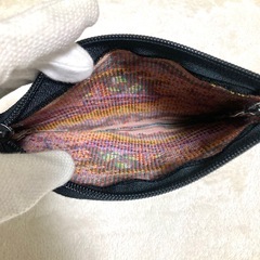 風景刺繍デザイン ポーチ: メイクポーチ:小物ポーチ:風景画ポーチ:未使用の画像