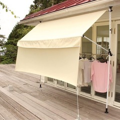 幕と物干し竿付きオーニング（幅3m)の画像
