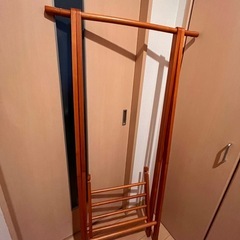 ハンガーラック 木製の画像