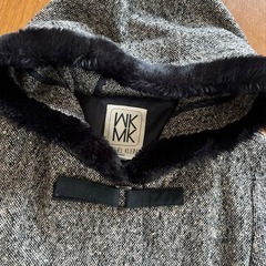 MICHEL KLEINミッシェルクラン　ロングフード付きコートの画像