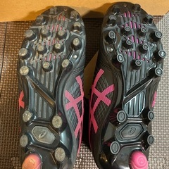 美品　子供用　サッカー　スパイク　アシックス　DS LIGHT JS GS　20cm　の画像
