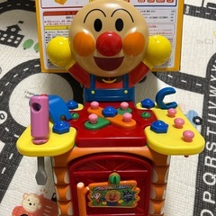 アンパンマン おもちゃ 工具セット付き 知育玩具 ことばずかんスーパーDXの画像
