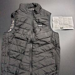 【新品未使用】 [GHDVOP] 電熱ベスト【21箇所発熱・速暖】 ヒーターベスト 3段階温度調整 USB式給電 ヒート ハイネック 軽量 防寒 速暖保温 冬用 防寒対策 省エネ 男女兼用 メンズ レディース 手洗い可能 通勤通学/アウトドア作業用 プレゼント(M)の画像