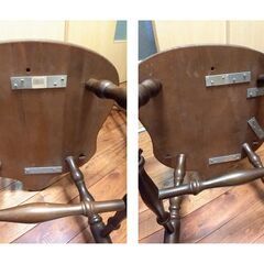 椅子　２脚　アンティーク調の画像