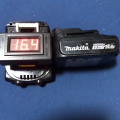 マキタ14vバッテリーBL1415N、中古品、２個の画像