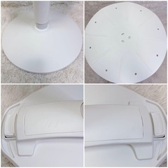 昇降式 スタンディングチェア スツール 在宅 キッチン 立ち仕事 デスクワーク　オレンジ の画像