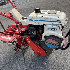 初期不良対応 アフターケアも安心 整備済　ねぎ作、中耕などに ヤンマー 2馬力 一輪耕運機 ST200 ローター正/逆回転　引取限定の画像