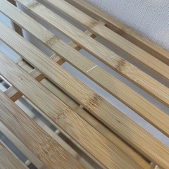 無印良品　竹材　フリーラック３段の画像