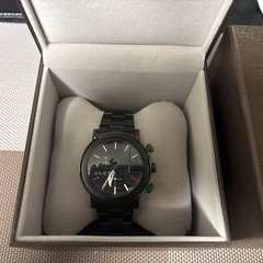 GUCCI ブラック アナログ腕時計 クォーツの画像