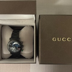 GUCCI ブラック アナログ腕時計 クォーツの画像