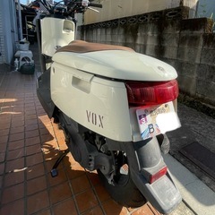 ヤマハVOX  人気の原付50cc  エンジン好調ですが　転倒車です　レストアベースにの画像
