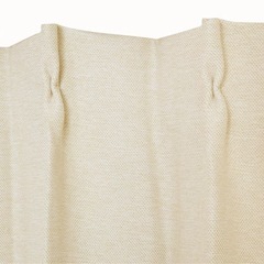 遮光2級・遮熱・防炎・50サイズカーテン(ノーブル3 アイボリー 100X140X2)の画像