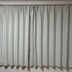 遮光2級・遮熱・防炎・50サイズカーテン(ノーブル3 アイボリー 100X140X2)の画像