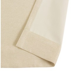 遮光2級・遮熱・防炎・50サイズカーテン(ノーブル3 アイボリー 100X140X2)の画像