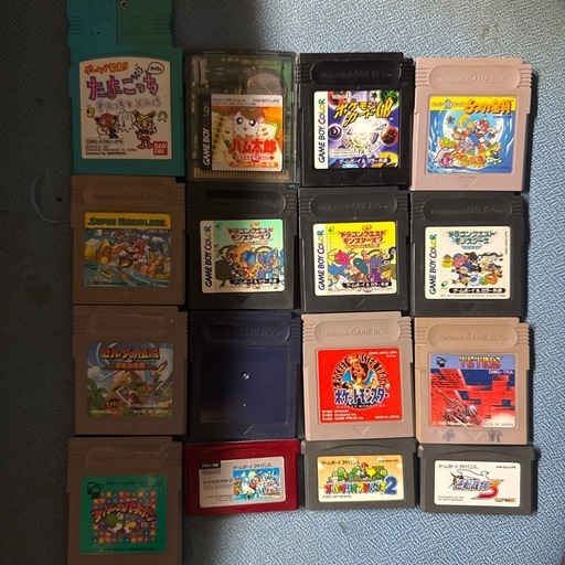ゲーム　ゲームボーイ　ソフト　16種