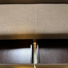 ニトリ二人用ソファの画像