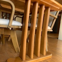 [受け渡し決定]ダイニングテーブル+椅子4つの画像