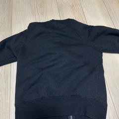 Sサイズ　GU  ジーユー　パーカー　黒　ブラック　Sサイズの画像