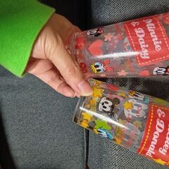 グラス✖️２  ミッキーミニードナルドデイジーの画像