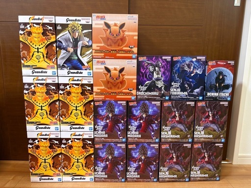 【決まりました】NARUTO 波風ミナト　うずまきナルト　うちはイタチ　うちはマダラ　千手柱間　千手扉間　大蛇丸　九喇嘛　セット