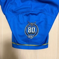 中日ドラゴンズ 80周年記念 80th 昇竜 ユニフォーム 野球 フリーサイズ アシックスの画像