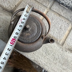 アンティーク　鉄瓶　の画像