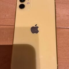 Apple SIMフリー iPhone 11 イエロー 128GB MWM42J/A iOS26.1の画像