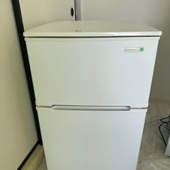 2ドア  冷蔵庫 (90L) ヤマダ電気　2018年製の画像