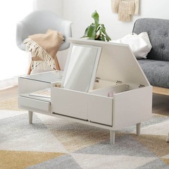 LOWYA テーブルドレッサー　ホワイトの画像