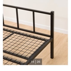 ※手渡し※【2台セット】ニトリ　シングルパイプベッド(ベッドフレーム)の画像