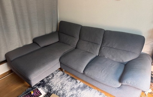 ニトリ 布張りカウチソファ